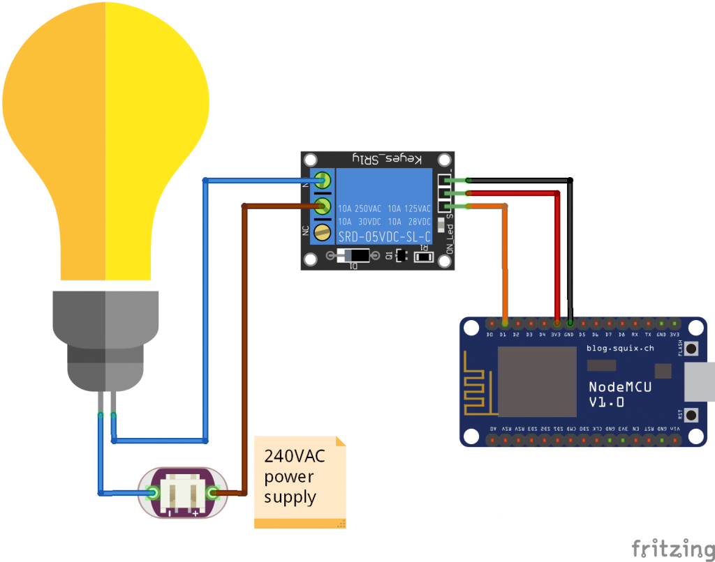 IoT-Based Light Bulb Control System